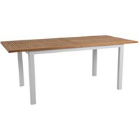 Brafab Lyon Ausziehtisch Aluminium/Teak von Brafab