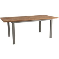 Brafab Lyon Ausziehtisch Aluminium/Teak von Brafab