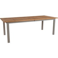 Brafab Lyon Ausziehtisch Aluminium/Teak von Brafab