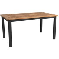 Brafab Lyon Ausziehtisch Aluminium/Teak von Brafab