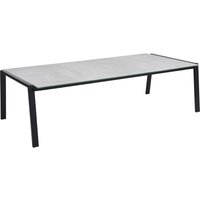 Brafab Lyra Gartencouchtisch Aluminiumgestell schwarz 148x70 cm von Brafab