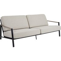 Brafab Lyra Gartensofa mit Kissen Aluminiumgestell schwarz von Brafab