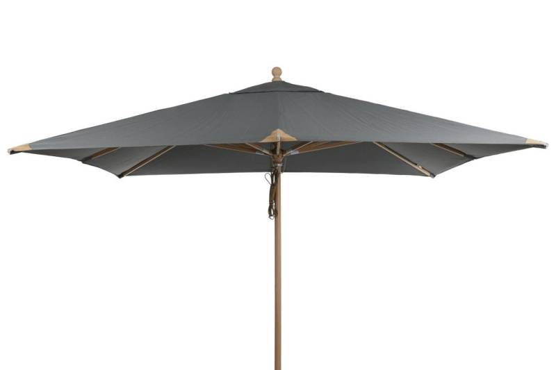 Brafab Sonnenschirm Como 3x3 m, Grau, LxB: 270.0x300.0 cm, mit winddichtem Kamin von Brafab