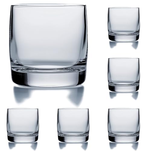 Brahmstein® Trinkgläser Set 290 ml – Vielseitige Wassergläser, Cocktailgläser, Eiskaffee & Latte Macchiato Glas, Dickbodig & Modern, Spülmaschinenfest von Brahmstein