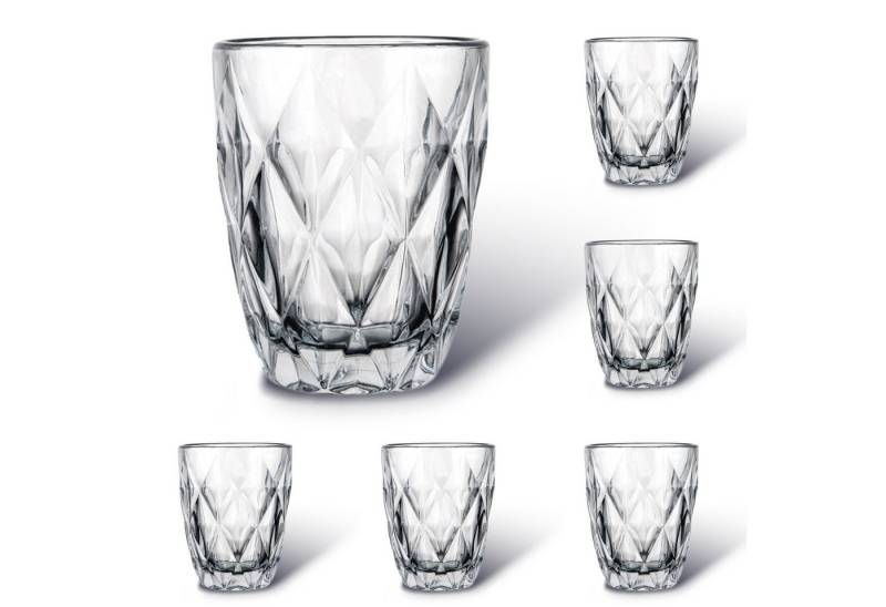 Brahmstein Gläser-Set Trinkgläser Set Wassergläser 6er Set für Cocktails Wasser, Softdrinks, 6-teilig, Wassergläser-Set, 270ml von Brahmstein