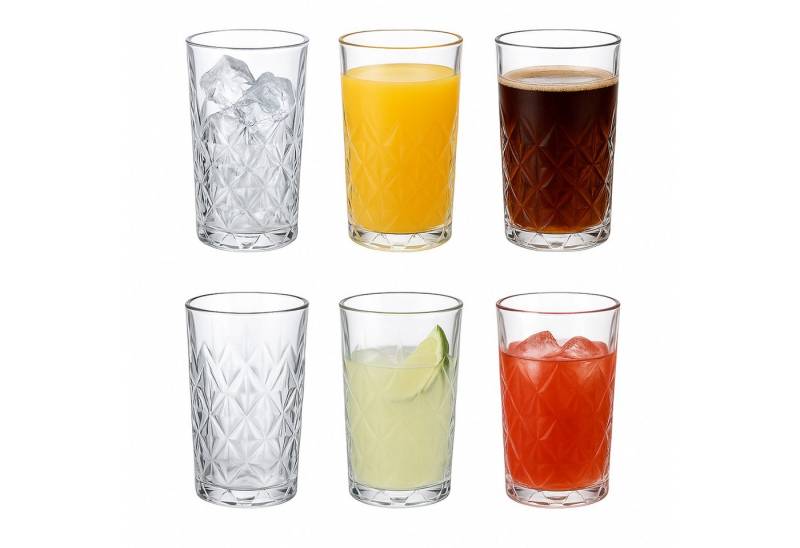 Brahmstein Gläser-Set Trinkgläser Set Wassergläser 6er Set für Cocktails Wasser, Softdrinks von Brahmstein