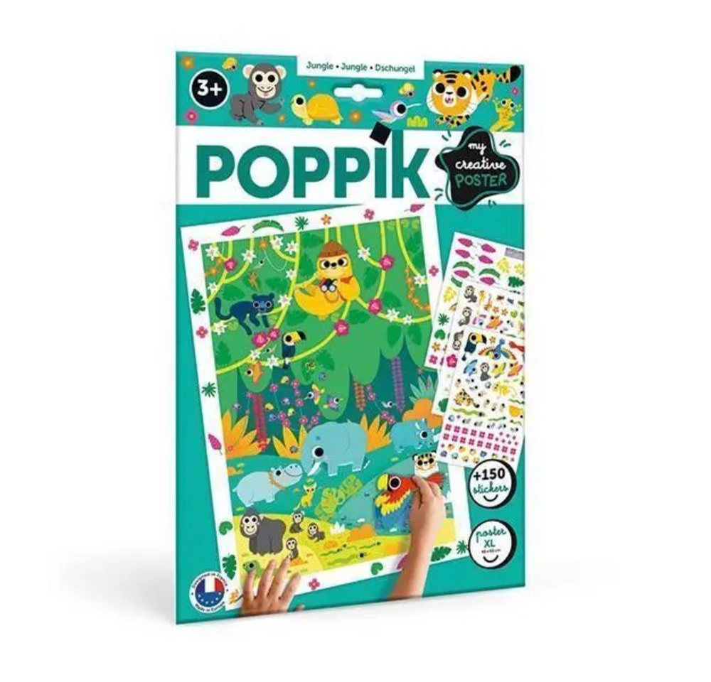 BrainBox Poster POPPIK - Kreativ Poster & Sticker Dschungel BrainBox Poster POPPIK - Kreativ Poster & Sticker Dschungel von BrainBox