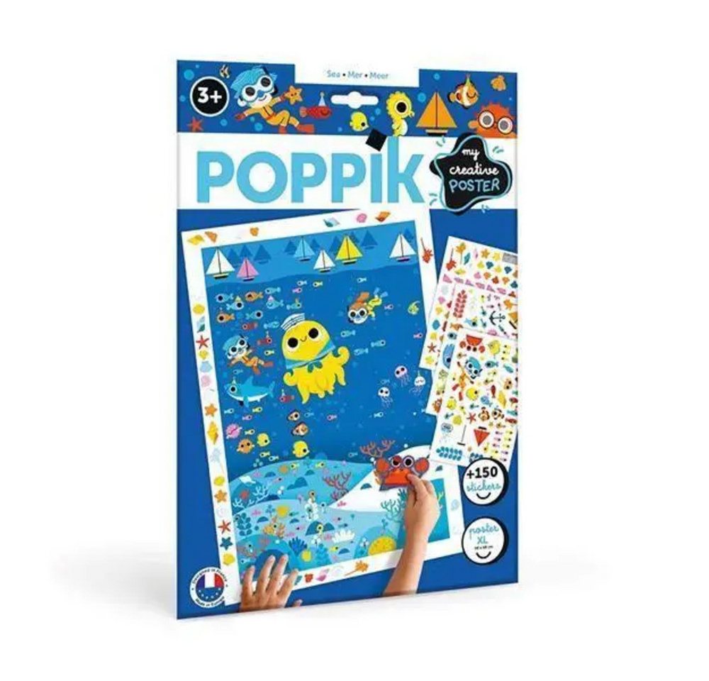 BrainBox Poster POPPIK - Kreativ Poster & Sticker Meer von BrainBox