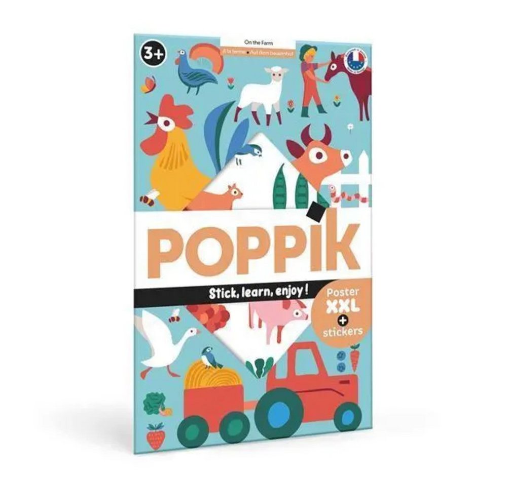 BrainBox Poster POPPIK - Lernposter & Sticker Bauernhof BrainBox Poster POPPIK - Lernposter & Sticker Bauernhof von BrainBox