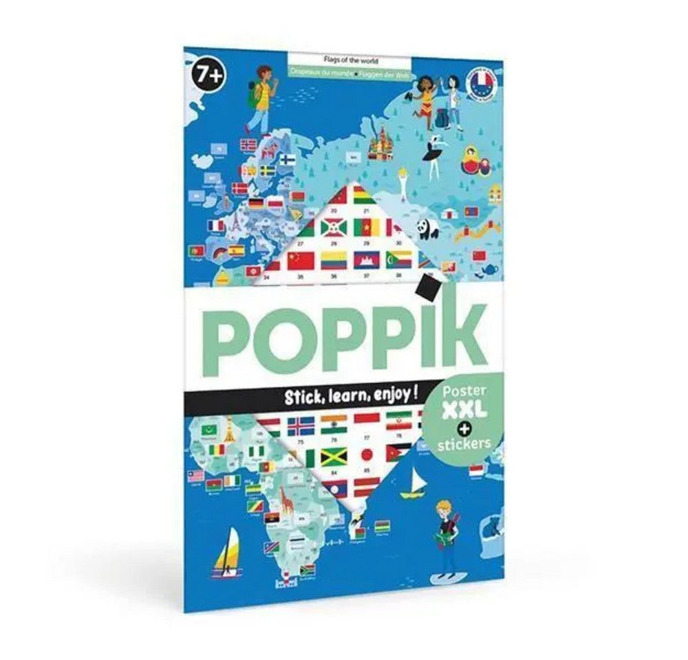 BrainBox Poster POPPIK - Lernposter & Sticker Flaggen der Welt BrainBox Poster POPPIK - Lernposter & Sticker Flaggen der Welt von BrainBox