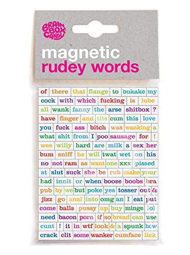 Magnetische Wörter, englische Schimpfwörter von Brainbox Candy