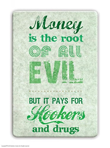Money is The Root of All Evil Kühlschrankmagnet Money is The Root of All Evil Kühlschrankmagnet von Brainbox Candy