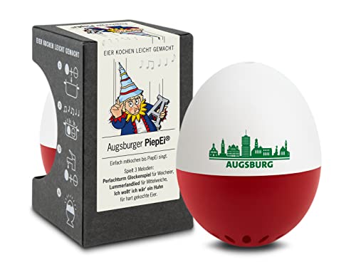 Augsburger PiepEi - Singende Eieruhr zum Mitkochen - Eierkocher für 3 Härtegrade - Eine Insel mit Zwei Bergen - Lustiges Kochei - Musik Eggtimer - Brainstream von Brainstream