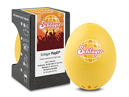 Schlager PiepEi - Singende Eieruhr zum Mitkochen - Eierkocher für 3 Härtegrade - 80er Jahre Schlager Best of - Lustiges Kochei - Musik Eggtimer - Brainstream von Brainstream