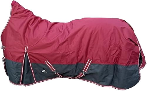 Brama-West Pferdedecke Outdoordecke für Pferd Red Sky - 200g/600D - Winterdecke - Gr. 135 von Brama West