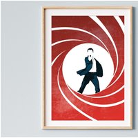 James Bond Film Tribute Poster von BramaStudios
