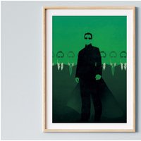 Matrix Film Tribute Poster von BramaStudios