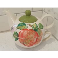 Arthur Wood China Eine Tasse Stapel Teekanne Mit Im Fruit Grove Muster von Bramblychina