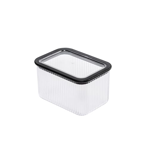 BranQ - Home essential Neroli Universalbehälter mit Deckel zur Aufbewahrung von Lebensmitteln wie Mehl, Müsli,Zucker & mehr, BPA-frei Kunststoff, 1 l von BranQ - Home essential
