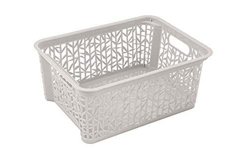 BranQ - Home essential Universeller, multifunktionaler, erstellbarer Aufbewahrungskorb in Bamboo Design, BPA-frei Kunststoff, Grösse L -12,7 Ltr., 1 Stk., Creme , Maße: 39,4 x 27,2 x 16,5 cm (LxBxH) BranQ - Home essential Universeller, multifunktionaler, erstellbarer Aufbewahrungskorb in Bamboo Design, BPA-frei Kunststoff, Grösse L -12,7 Ltr., 1 Stk., Creme , Maße: 39,4 x 27,2 x 16,5 cm (LxBxH) von BranQ - Home essential