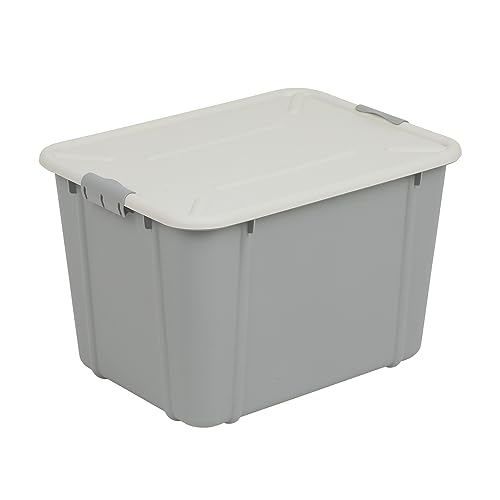 Branq Home Essential 30 Liter robuste große Aufbewahrungsbox mit Clip-Verriegelungsdeckel, BPA-freier Kunststoff, stapelbare Aufbewahrungsbox, ideal für Garage und Zuhause, 44,7 x 34 x 29,3 cm (L x B Branq Home Essential 30 Liter robuste große Aufbewahrungsbox mit Clip-Verriegelungsdeckel, BPA-freier Kunststoff, stapelbare Aufbewahrungsbox, ideal für Garage und Zuhause, 44,7 x 34 x 29,3 cm (L x B von BranQ Home essential