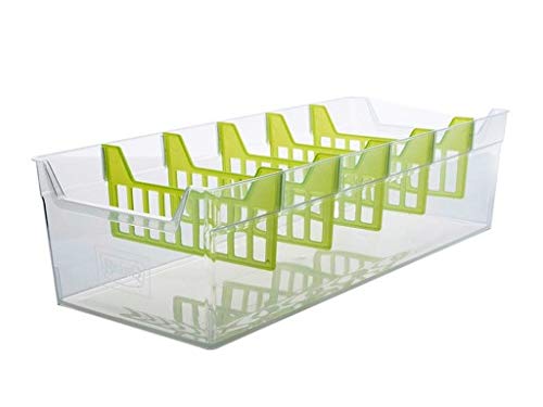 BranQ Küchenorganizer Aufbewahrung Gewürz Box Kiste Küchen Organizer Gewürzbehälter (Transparent) von BranQ