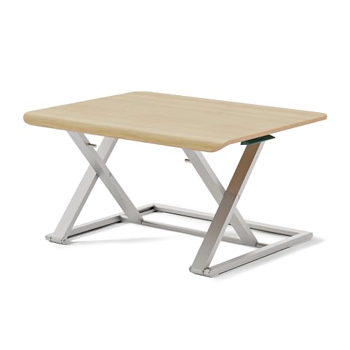 Branch Schreibtischerhöhung – Sitz-zu-Steh-Schreibtisch-Konverter mit federunterstützter Hebebühne – minimaler offener Rahmen und handgelenkfreundliches Kanten-Design – kein Werkzeug erforderlich Branch Schreibtischerhöhung – Sitz-zu-Steh-Schreibtisch-Konverter mit federunterstützter Hebebühne – minimaler offener Rahmen und handgelenkfreundliches Kanten-Design – kein Werkzeug erforderlich von Branch