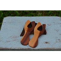 Hölzerne Kleine Salatserver | Geburtstagsgeschenke Für Beste Freunde Geschenke Hochzeitsgeschenk Einzigartige Traditionelle Rustikalen von Branchaut