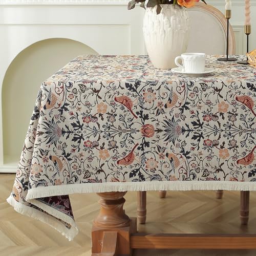 Bohemian Tischdecke Vintage Landhausstil Ölgemälde Muster Rechteckige Tischdecke Esszimmer Picknick Party Dekorationen Bohemian Tischdecke Vintage Landhausstil Ölgemälde Muster Rechteckige Tischdecke Esszimmer Picknick Party Dekorationen von Brand-dashcos