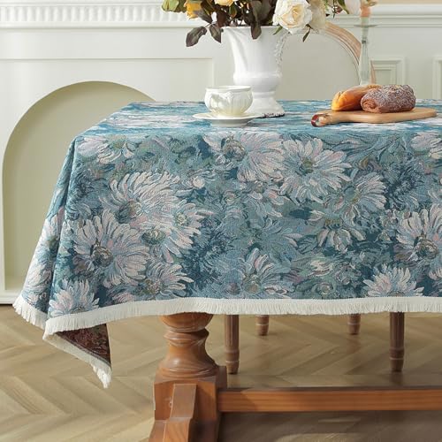 Bohemian Tischdecke Vintage Landhausstil Ölgemälde Muster Rechteckige Tischdecke Esszimmer Picknick Party Dekorationen Bohemian Tischdecke Vintage Landhausstil Ölgemälde Muster Rechteckige Tischdecke Esszimmer Picknick Party Dekorationen von Brand-dashcos