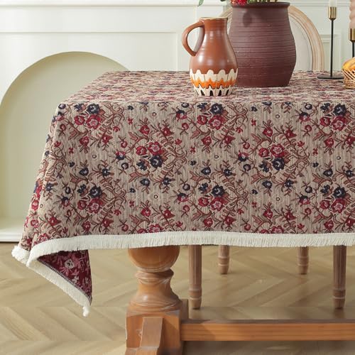 Bohemian Tischdecke Vintage Landhausstil Ölgemälde Muster Rechteckige Tischdecke Esszimmer Picknick Party Dekorationen Bohemian Tischdecke Vintage Landhausstil Ölgemälde Muster Rechteckige Tischdecke Esszimmer Picknick Party Dekorationen von Brand-dashcos