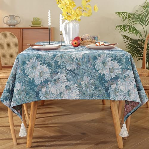 Bohemian Tischdecke Vintage Landhausstil Ölgemälde Muster Rechteckige Tischdecke Esszimmer Picknick Party Dekorationen Bohemian Tischdecke Vintage Landhausstil Ölgemälde Muster Rechteckige Tischdecke Esszimmer Picknick Party Dekorationen von Brand-dashcos