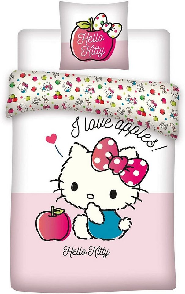 Babybettwäsche Hello Kitty Baby Bettwäsche 40 x 60 und 100 x 135 cm, BrandMac von BrandMac