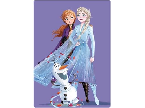 BrandMac BranMac Disney Frozen ELSA Anna Olaf Kuscheldecke 100x140cm von BrandMac