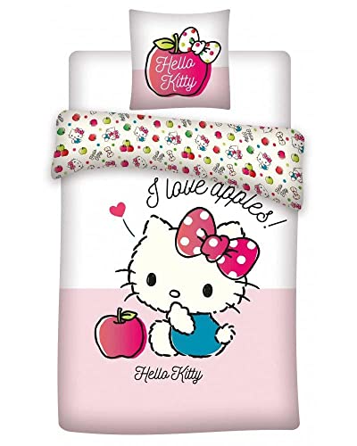 BrandMac Bed Linen - Junior Size 100 x 140 cm - Hello Kitty (1000407) von BrandMac