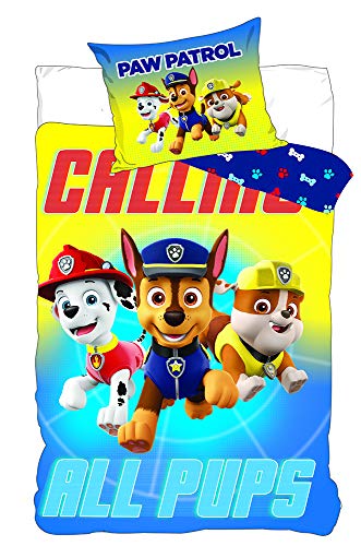 BrandMac Bed Linen Paw Patrol - PP 710-382, 135x200, 80x80 cm von BrandMac