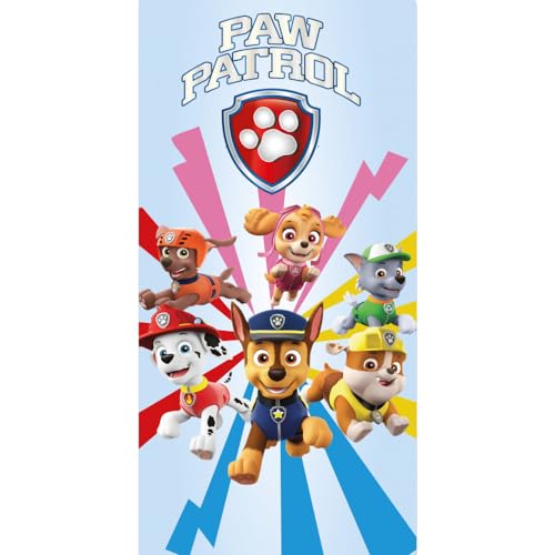 BrandMac Paw Patrol Handtuch aus 100 % Baumwolle – Kinder-Badetuch Ultra weich & großes Handtuch für Mädchen & Jungen – Kleinkind-Strandtücher zum Schwimmen von BrandMac