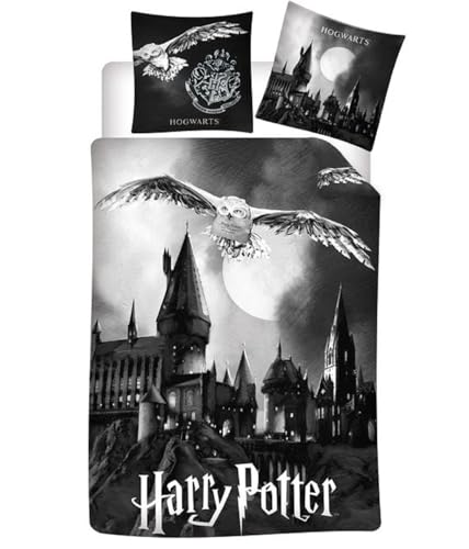 Harry Potter Flanell Wende Bettwäsche Hogwarts 2tlg 135 x 200 cm von BrandMac