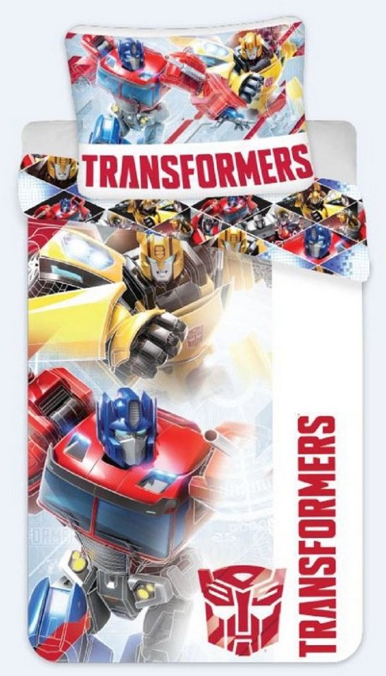 Kinderbettwäsche Bettwäsche Transformers 135 x 200cm Baumwolle, BrandMac von BrandMac