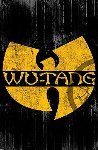 Brandless Wu-Tang Blechschild Retro Blech Metall Schilder Poster Deko Vintage Kunst Türschilder Schild Warnung Hof Garten Cafe Toilette Club Geschenk von Brandless