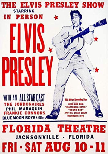 Elvis Concert Blechschild Retro Blech Metall Schilder Poster Deko Vintage Kunst Türschilder Schild Warnung Hof Garten Cafe Toilette Club Geschenk von Brandless