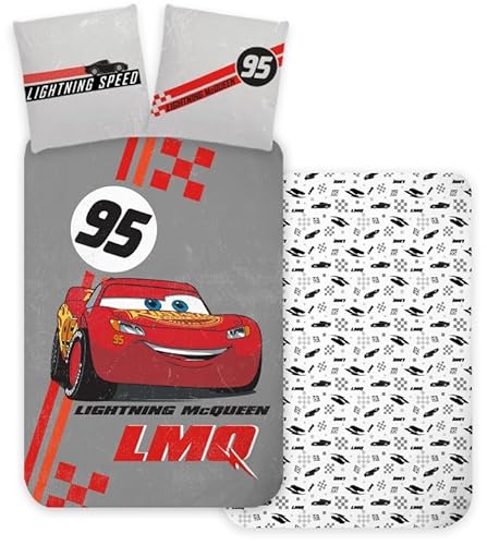 Bettwäsche für Baby oder Junior, Disney Cars, wendbarer Bettbezug, 100 x 135 cm + Kissenbezug 40 x 60 cm, 100 % Baumwolle Bettwäsche für Baby oder Junior, Disney Cars, wendbarer Bettbezug, 100 x 135 cm + Kissenbezug 40 x 60 cm, 100 % Baumwolle von Brandmac
