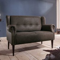 2 Sitzer Couch in Grau Landhaus von Brandolf