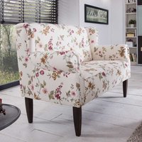 2 Sitzer Sofa Esszimmer mit Blumenmuster Landhaus von Brandolf