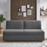 Ausklappbares Sofa in Anthrazit zwei Sitzplätzen von Brandolf