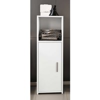 Bad Seitenschrank mit offenem Fach in Weiß modernes Design von Brandolf