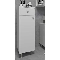Badezimmerschränkchen weiß in modernem Design einer Schublade von Brandolf