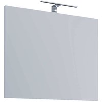 Badezimmerspiegel schlicht in rechteckiger Form 60 oder 80 cm breit von Brandolf