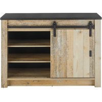 Küchenschrank mit Stalltür im Landhausstil 93 cm hoch - 133 cm breit von Brandolf