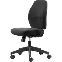 Schwarzer Schreibtischdrehstuhl ergonomisch höhenverstellbarem Sitz von Brandolf